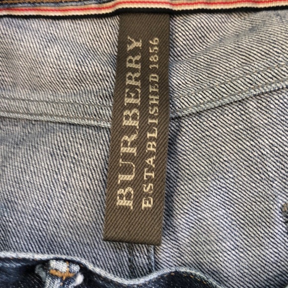 Burberry Dark Blue Four Button Fly Jeans Size 38x34 - Picture 9 of 13